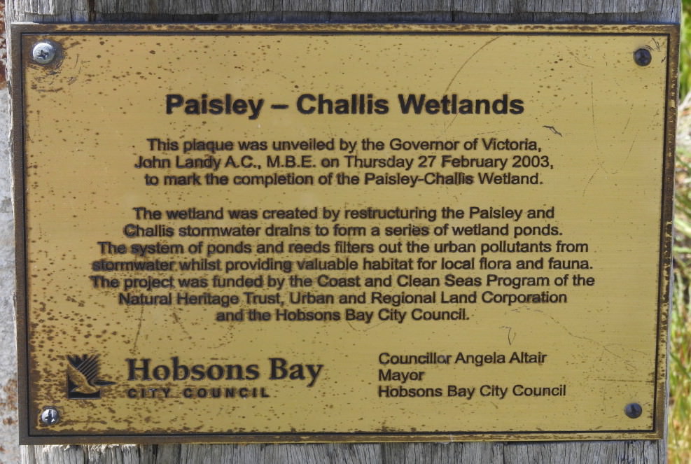 Paisley-Challis plaque